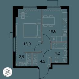 1-BD Apartment Sale, 36.1 sq. m. at 1 Izmajlovskij, Montazhnaya Street, 8с13, Moscow, Russia #3 1-BD Apartment Sale, 36.1 sq. m. at 1 Izmajlovskij, Montazhnaya Street, 8с13, Moscow, Russia #3