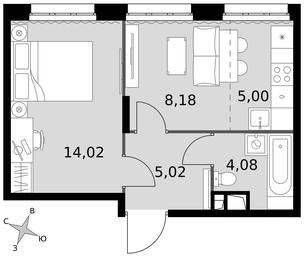 2-BD Apartment Sale, 36.3 sq. m. at Dvizhenie. Govorovo, Центральная улица, 47, деревня Говорово, поселение Московский, Москва, Россия #3