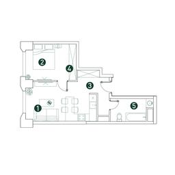 1-BD Apartment Sale, 41.9 sq. m. at Very, Botanicheskaya Street, 29, Moscow, Russia #2 1-BD Apartment Sale, 41.9 sq. m. at Very, Botanicheskaya Street, 29, Moscow, Russia #2