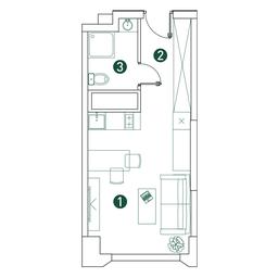 Apartment Sale, 26 sq. m. at Very, Botanicheskaya Street, 29, Moscow, Russia #3 Apartment Sale, 26 sq. m. at Very, Botanicheskaya Street, 29, Moscow, Russia #3