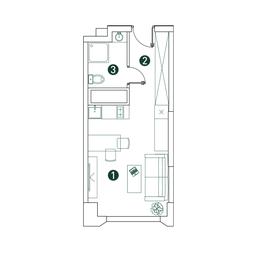 Apartment Sale, 26 sq. m. at Very, Botanicheskaya Street, 29, Moscow, Russia #2 Apartment Sale, 26 sq. m. at Very, Botanicheskaya Street, 29, Moscow, Russia #2