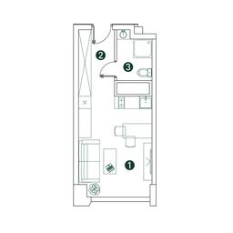 Apartment Sale, 26 sq. m. at Very, Botanicheskaya Street, 29, Moscow, Russia #2 Apartment Sale, 26 sq. m. at Very, Botanicheskaya Street, 29, Moscow, Russia #2