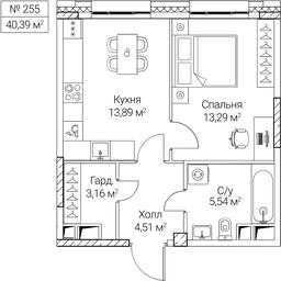 1-BD Apartment Sale, 40.39 sq. m. at SEZAR CITY, 2nd Khoroshyovsky Drive, Moscow, Russia #4