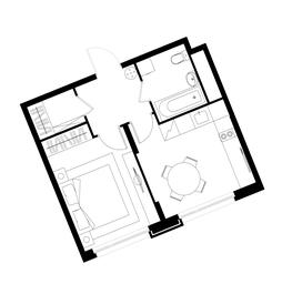 Apartment Sale, 36.1平方米 at Peredelkino Blizhnee, Korneya Chukovskogo Street, 1, Vnukovskoye Settlement, Moscow, Russia #4