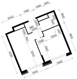 Apartment Sale, 35.9平方米 at Peredelkino Blizhnee, Korneya Chukovskogo Street, 1, Vnukovskoye Settlement, Moscow, Russia #3