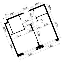 Apartment Sale, 36 sq. m. at Peredelkino Blizhnee, Korneya Chukovskogo Street, 1, Vnukovskoye Settlement, Moscow, Russia #3 Apartment Sale, 36 sq. m. at Peredelkino Blizhnee, Korneya Chukovskogo Street, 1, Vnukovskoye Settlement, Moscow, Russia #3