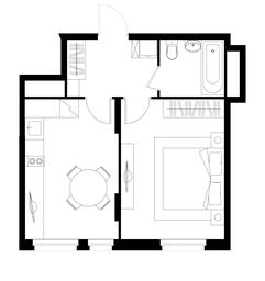 Apartment Sale, 38.5 sq. m. at Peredelkino Blizhnee, Korneya Chukovskogo Street, 1, Vnukovskoye Settlement, Moscow, Russia #4