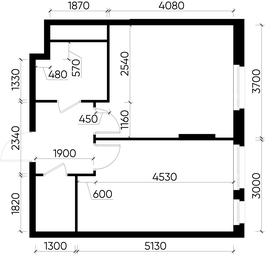 Apartment Sale, 41.2 sq. m. at Peredelkino Blizhnee, Korneya Chukovskogo Street, 1, Vnukovskoye Settlement, Moscow, Russia #3 Apartment Sale, 41.2 sq. m. at Peredelkino Blizhnee, Korneya Chukovskogo Street, 1, Vnukovskoye Settlement, Moscow, Russia #3