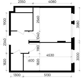 Apartment Sale, 41.4 sq. m. at Peredelkino Blizhnee, Korneya Chukovskogo Street, 1, Vnukovskoye Settlement, Moscow, Russia #3 Apartment Sale, 41.4 sq. m. at Peredelkino Blizhnee, Korneya Chukovskogo Street, 1, Vnukovskoye Settlement, Moscow, Russia #3