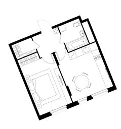 Apartment Sale, 41.4平方米 at Peredelkino Blizhnee, Korneya Chukovskogo Street, 1, Vnukovskoye Settlement, Moscow, Russia #4