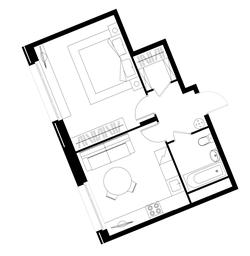 Apartment Sale, 42.9 sq. m. at Peredelkino Blizhnee, Korneya Chukovskogo Street, 1, Vnukovskoye Settlement, Moscow, Russia #4
