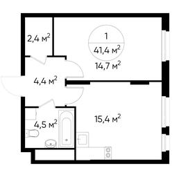 Apartment Sale, 41.4 sq. m. at Peredelkino Blizhnee, Korneya Chukovskogo Street, 1, Vnukovskoye Settlement, Moscow, Russia #2 Apartment Sale, 41.4 sq. m. at Peredelkino Blizhnee, Korneya Chukovskogo Street, 1, Vnukovskoye Settlement, Moscow, Russia #2