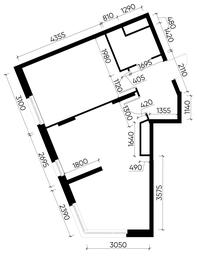 Apartment Sale, 45.2 sq. m. at Peredelkino Blizhnee, Korneya Chukovskogo Street, 1, Vnukovskoye Settlement, Moscow, Russia #3 Apartment Sale, 45.2 sq. m. at Peredelkino Blizhnee, Korneya Chukovskogo Street, 1, Vnukovskoye Settlement, Moscow, Russia #3