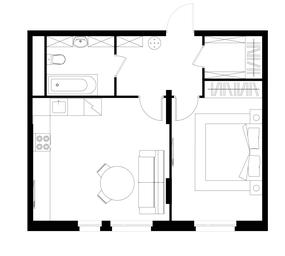 Apartment Sale, 50.2 sq. m. at Peredelkino Blizhnee, Korneya Chukovskogo Street, 1, Vnukovskoye Settlement, Moscow, Russia #4