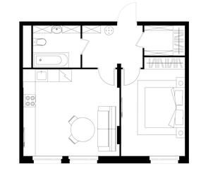 Apartment Sale, 50.2 sq. m. at Peredelkino Blizhnee, Korneya Chukovskogo Street, 1, Vnukovskoye Settlement, Moscow, Russia #4
