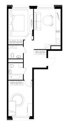 2-BD Apartment Sale, 58.9 sq. m. at Peredelkino Blizhnee, Korneya Chukovskogo Street, 1, Vnukovskoye Settlement, Moscow, Russia #4