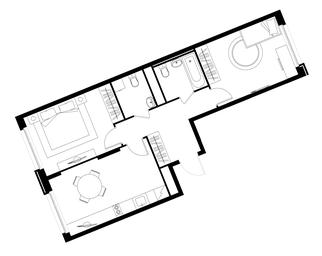 2-BD Apartment Sale, 59.1 sq. m. at Peredelkino Blizhnee, Korneya Chukovskogo Street, 1, Vnukovskoye Settlement, Moscow, Russia #4