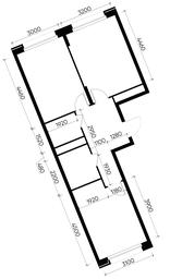 2-BD Apartment Sale, 57.4平方米 at Peredelkino Blizhnee, Korneya Chukovskogo Street, 1, Vnukovskoye Settlement, Moscow, Russia #3