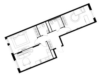 2-BD Apartment Sale, 66.5平方米 at Peredelkino Blizhnee, Korneya Chukovskogo Street, 1, Vnukovskoye Settlement, Moscow, Russia #4