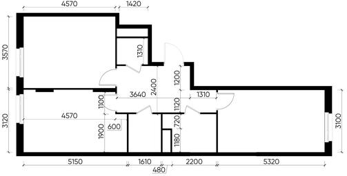 2-BD Apartment Sale, 67.4 sq. m. at Peredelkino Blizhnee, Korneya Chukovskogo Street, 1, Vnukovskoye Settlement, Moscow, Russia #3 2-BD Apartment Sale, 67.4 sq. m. at Peredelkino Blizhnee, Korneya Chukovskogo Street, 1, Vnukovskoye Settlement, Moscow, Russia #3