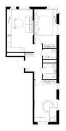 2-BD Apartment Sale, 66.4 sq. m. at Peredelkino Blizhnee, Korneya Chukovskogo Street, 1, Vnukovskoye Settlement, Moscow, Russia #4