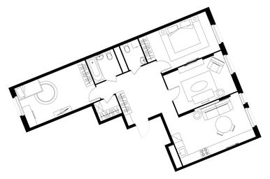 3-BD Apartment Sale, 89.9平方米 at Peredelkino Blizhnee, Korneya Chukovskogo Street, 1, Vnukovskoye Settlement, Moscow, Russia #4