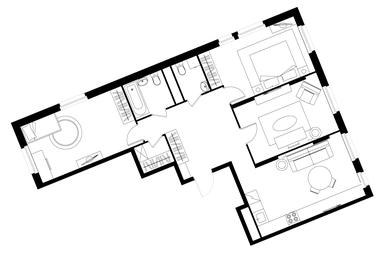 3-BD Apartment Sale, 89.9平方米 at Peredelkino Blizhnee, Korneya Chukovskogo Street, 1, Vnukovskoye Settlement, Moscow, Russia #4