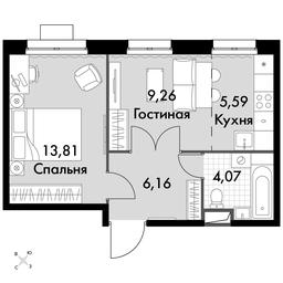 2-BD Apartment Sale, 38.89平方米 at Dvizhenie. Govorovo, Центральная улица, 47, деревня Говорово, поселение Московский, Москва, Россия #2 2-BD Apartment Sale, 38.89平方米 at Dvizhenie. Govorovo, Центральная улица, 47, деревня Говорово, поселение Московский, Москва, Россия #2