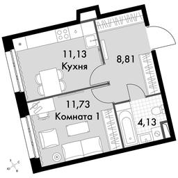 1-BD Apartment Sale, 35.8 sq. m. at Dvizhenie. Govorovo, Центральная улица, 47, деревня Говорово, поселение Московский, Москва, Россия #3 1-BD Apartment Sale, 35.8 sq. m. at Dvizhenie. Govorovo, Центральная улица, 47, деревня Говорово, поселение Московский, Москва, Россия #3