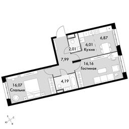 3-BD Apartment Sale, 59.3 sq. m. at Dvizhenie. Govorovo, Центральная улица, 47, деревня Говорово, поселение Московский, Москва, Россия #2 3-BD Apartment Sale, 59.3 sq. m. at Dvizhenie. Govorovo, Центральная улица, 47, деревня Говорово, поселение Московский, Москва, Россия #2