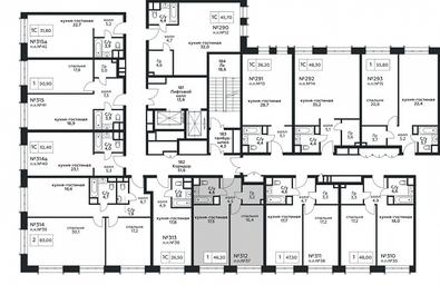 1-BD Apartment Sale, 46.2 sq. m. at Stremyannyj 2, Stremyanniy Lane, 2, Moscow, Russia #2 1-BD Apartment Sale, 46.2 sq. m. at Stremyannyj 2, Stremyanniy Lane, 2, Moscow, Russia #2
