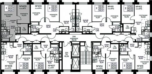 1-BD Apartment Sale, 40.67 sq. m. at Kvartal Rumyantsevo, ulitsa Admirala Kornilova, с1, Mosrentgen Settlement, Moscow, Russia #2 1-BD Apartment Sale, 40.67 sq. m. at Kvartal Rumyantsevo, ulitsa Admirala Kornilova, с1, Mosrentgen Settlement, Moscow, Russia #2