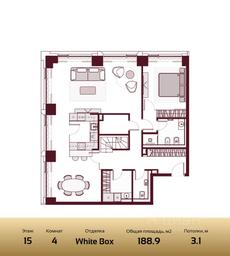 3-BD Apartment Sale, 188.9平方米 at Prime Park, Leningradskiy Avenue, 37, Moscow, Russia #3 3-BD Apartment Sale, 188.9平方米 at Prime Park, Leningradskiy Avenue, 37, Moscow, Russia #3