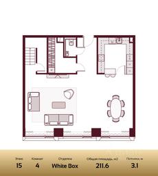 3-BD Apartment Sale, 211.6 sq. m. at Prime Park, Leningradskiy Avenue, 37, Moscow, Russia #3