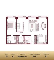 3-BD Apartment Sale, 217.1 sq. m. at Prime Park, Leningradskiy Avenue, 37, Moscow, Russia #3