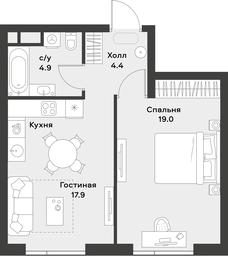 Продажа квартиры, 46,2 м² в ЖК «Алия (Alia)», Лётная улица, 95Бк2, Москва, Россия #3 Продажа квартиры, 46,2 м² в ЖК «Алия (Alia)», Лётная улица, 95Бк2, Москва, Россия #3