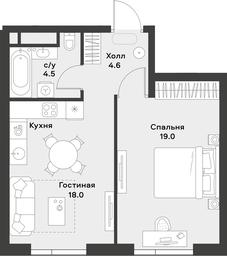 Продажа квартиры, 46,1 м² в ЖК «Алия (Alia)», Лётная улица, 95Бк2, Москва, Россия #3 Продажа квартиры, 46,1 м² в ЖК «Алия (Alia)», Лётная улица, 95Бк2, Москва, Россия #3