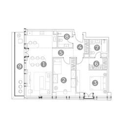 2-BD Apartment Sale, 92平方米 at Emotion, 2nd Silikatny Drive, 8, Moscow, Russia #4