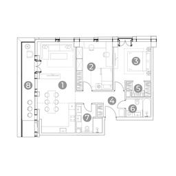 2-BD Apartment Sale, 87 sq. m. at Emotion, 2nd Silikatny Drive, 8, Moscow, Russia #2 2-BD Apartment Sale, 87 sq. m. at Emotion, 2nd Silikatny Drive, 8, Moscow, Russia #2