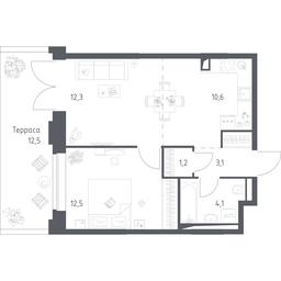 Apartment Sale, 47.62 sq. m. at Vereiskaya 41, Vereyskaya Street, 41, Moscow, Russia #2 Apartment Sale, 47.62 sq. m. at Vereiskaya 41, Vereyskaya Street, 41, Moscow, Russia #2