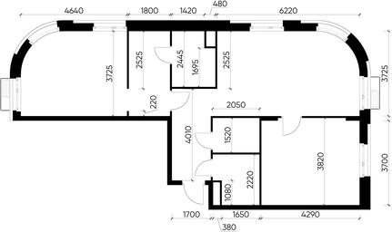 2-BD Apartment Sale, 80.8 sq. m. at Rezidentsii Skolkovo, Kashtanovaya ulitsa, 1, rabochiy posyolok Zarechye, Odintsovskiy City District, Moscow Region, Russia #3