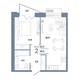 Продажа 1-комн. квартиры, 42,3 м² в ЖК «Страна.Заречная», Иловайская улица, Москва, Россия #3 Продажа 1-комн. квартиры, 42,3 м² в ЖК «Страна.Заречная», Иловайская улица, Москва, Россия #3