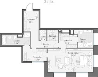 2-BD Apartment Sale, 193.3 sq. m. at Frunzenskaya naberezhnaya, Frunzenskaya Embankment, 30, Moscow, Russia #2