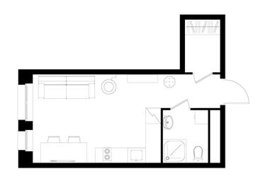 Apartment Sale, 27.8平方米 at Pervyi Moskovskiy, ulitsa Bianki, 1, Moskovskiy, Moscow, Russia #4
