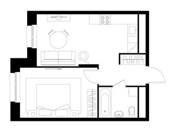 Apartment Sale, 40.3 sq. m. at Pervyi Moskovskiy, ulitsa Bianki, 1, Moskovskiy, Moscow, Russia #3