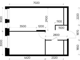 Apartment Sale, 42.7平方米 at Pervyi Moskovskiy, ulitsa Bianki, 1, Moskovskiy, Moscow, Russia #2