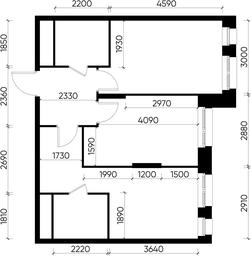 2-BD Apartment Sale, 56.8平方米 at Pervyi Moskovskiy, ulitsa Bianki, 1, Moskovskiy, Moscow, Russia #4