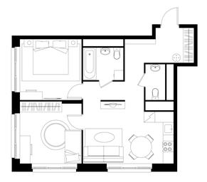 2-BD Apartment Sale, 59.5 sq. m. at Pervyi Moskovskiy, ulitsa Bianki, 1, Moskovskiy, Moscow, Russia #3 2-BD Apartment Sale, 59.5 sq. m. at Pervyi Moskovskiy, ulitsa Bianki, 1, Moskovskiy, Moscow, Russia #3