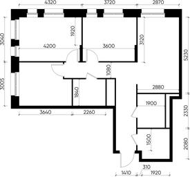 3-BD Apartment Sale, 75.1平方米 at Pervyi Moskovskiy, ulitsa Bianki, 1, Moskovskiy, Moscow, Russia #2 3-BD Apartment Sale, 75.1平方米 at Pervyi Moskovskiy, ulitsa Bianki, 1, Moskovskiy, Moscow, Russia #2