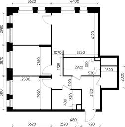 3-BD Apartment Sale, 75平方米 at Pervyi Moskovskiy, ulitsa Bianki, 1, Moskovskiy, Moscow, Russia #4